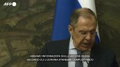 Lavrov: "Abbiamo informazioni concrete sulla bomba sporca ucraina"