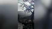 Canadair precipita e si schianta sull'Etna, il momento dell'impatto
