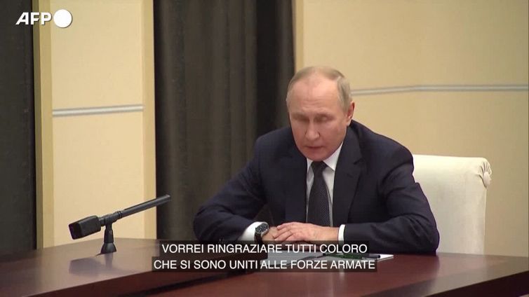 Ucraina, Putin ringrazia i riservisti mobilitati per la guerra