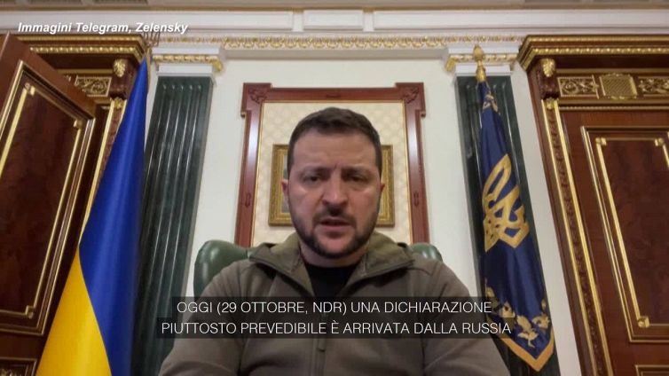 Zelensky: "Serve una risposta internazionale contro la Russia"