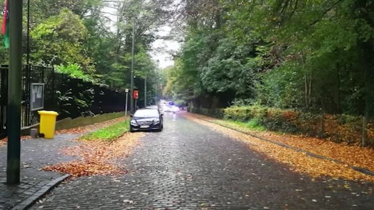 Meloni a Bruxelles, l'arrivo alla residenza dell'ambasciatore Benassi