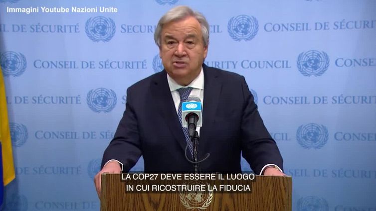 Cop27, Guterres: "Siamo sulla strada per un caos climatico irreversibile"