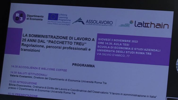 Lavoro, la somministrazione a 25 anni dal 'Pacchetto Treu'