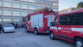 Terremoto, il sopralluogo dei vigili del fuoco in una clinica privata di Ancona