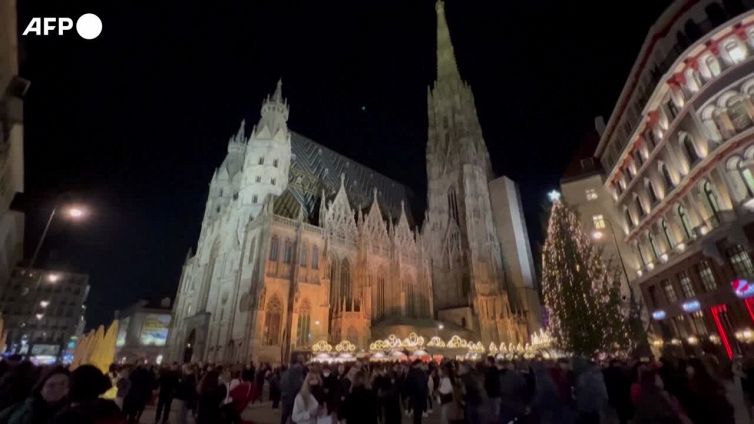 Vienna, i mercatini di Natale deliziano i visitatori di tutto il mondo