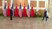 G20, stretta di mano fra Biden e Xi Jinping