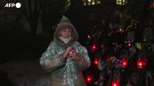 Ucraina, Kiev: ceri e candele per le vittime della rivoluzione di Maidan