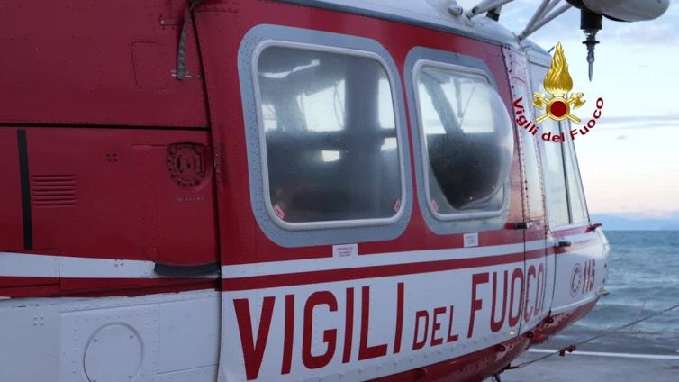 Frana Casamicciola, ricognizione aerea dei vigili del fuoco