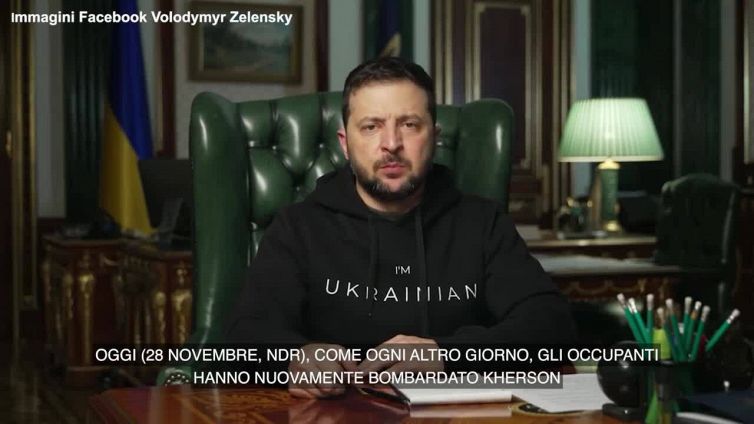 Ucraina, Zelensky: "In una settimana la Russia ha bombardato Kherson 258 volte"