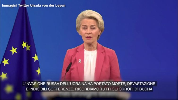 Ucraina, von der Leyen: "Creeremo un tribunale ad hoc sui crimini della Russia"