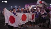 Qatar 2022, il Giappone batte la Spagna e tra i tifosi esplode la gioia