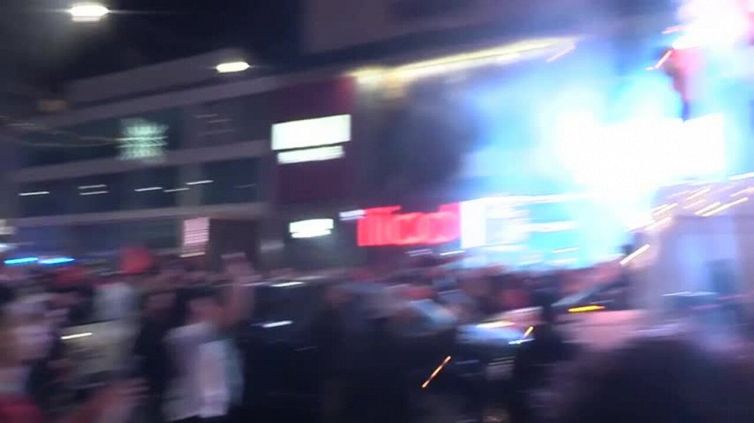 Mondiali, fuochi d'artificio e cori per la vittoria del Marocco