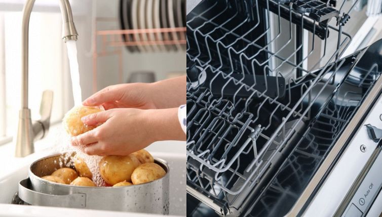 Patate in lavastoviglie: questa trovata proprio non la conosci