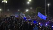 Qatar 2022, Argentina sul tetto del mondo: festa con i giocatori sul pullman scoperto