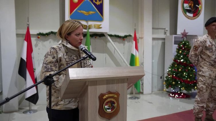 Iraq, Meloni ai militari: "L'Italia e' fiera del lavoro che fate"