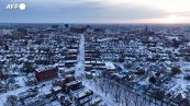 Stati Uniti, Buffalo dopo la tempesta di neve e gelo record