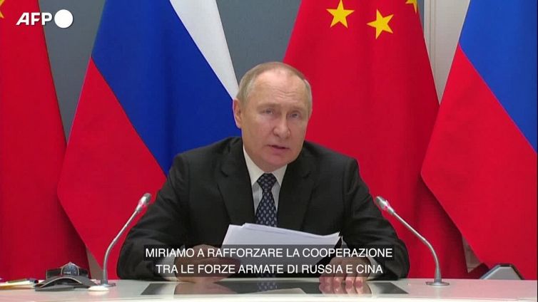Putin a Xi: "Vogliamo rafforzare la nostra cooperazione militare"