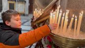 Roma, profughi ucraini pregano per il Natale Ortodosso