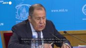 Ucraina, Lavrov: "Escludo colloqui di pace con Zelensky"