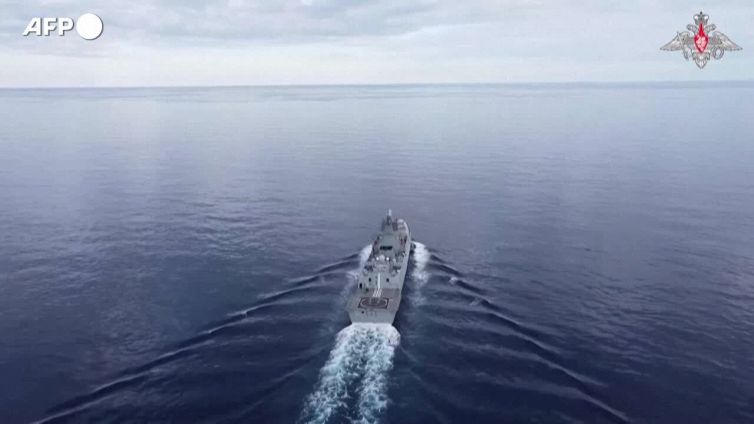 Esercitazione della Marina militare russa nell'Atlantico