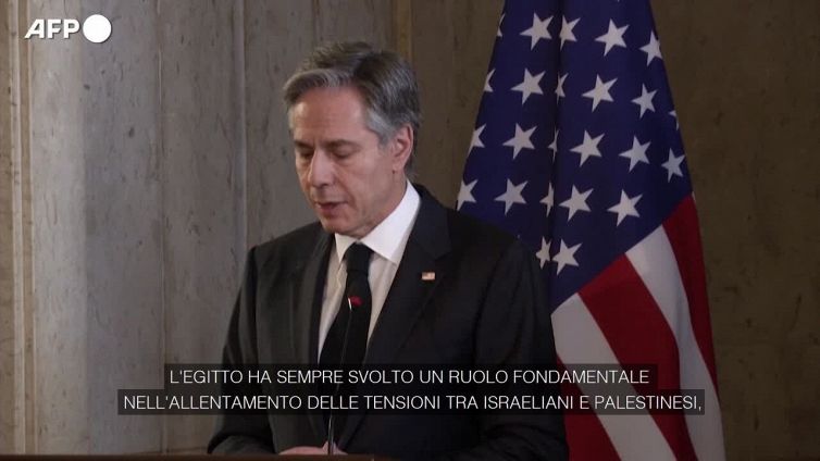 Medio Oriente, Blinken: "Usa ed Egitto lavorano insieme per riportare la calma"