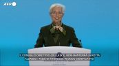 Bce, Lagarde: "L'economia dell'Eurozona si dimostra piu' resiliente del previsto"