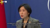 Cina: "Verifiche in corso ma evitare clamori sul pallone spia"