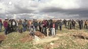 Terremoto in Siria, sepolture ad Aleppo