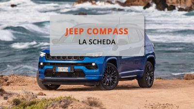 Jeep Compass: dimensioni, motore, pneumatici e scheda tecnica