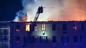 Genova, incendio in un palazzo: un ferito e 90 persone sfollate