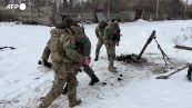Ucraina, colpi di mortaio contro le postazioni russe a Bakhmut