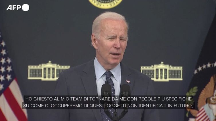 Usa, Biden: "Abbatteremo ogni oggetto che minaccia gli americani"
