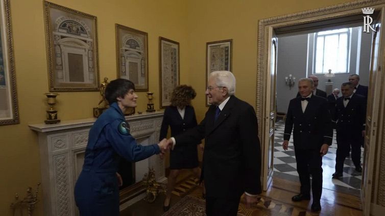 Quirinale, Mattarella riceve Samantha Cristoforetti