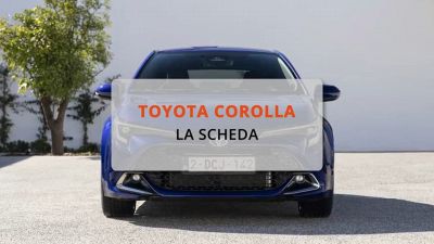 Toyota Corolla: dimensioni, motore, pneumatici e scheda tecnica