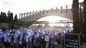 Gerusalemme, nuova protesta contro la legge di Netanyahu