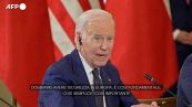 Ucraina, Biden ribadisce: "La Nato e' piu' forte che mai"