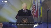 Biden: "L'Ucraina non sara' mai una vittoria per Putin"