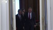 Mosca, Lavrov incontra Wang Yi