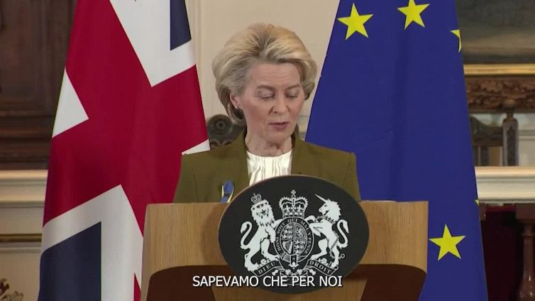 Irlanda Nord, von der Leyen: "Saoevamo che questo accordo non sarebbe stato facile"