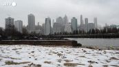 Usa, New York si e' svegliata sotto la neve