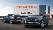 Hyundai Tucson: dimensioni, motore, pneumatici e scheda tecnica