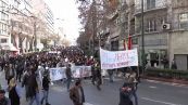Grecia, manifestazioni studentesche dopo l'incidente ferroviario