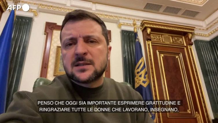 8 marzo, Zelensky: "Grazie a tutte le donne"