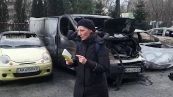 Ucraina, frammenti di missile su Kiev. "Ma la vita continua, nonostante la paura"