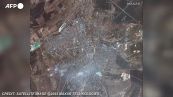 Ucraina, Bakhmut devastata dalla guerra: nelle immagini satellitari la distruzione
