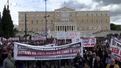 Atene, nuova manifestazione dopo l'incidente ferroviario