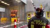 Incendio in cartiera Essity a Porcari: Vigili del Fuoco al lavoro