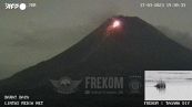 Indonesia, nuova eruzione sul monte Merapi