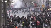 Riforma pensioni in Francia, tensione sui Grands Boulevards a Parigi
