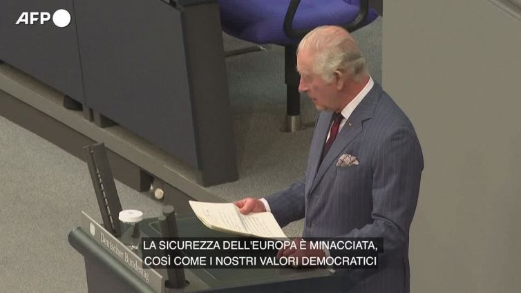 Ucraina, Carlo III al Bundestag: "La sicurezza dell'Europa e' minacciata"